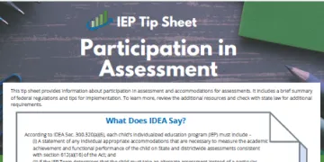 Cover of Participation in Assessment Tip Sheet