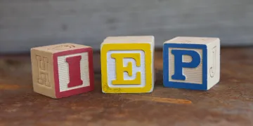 Wooden Blocks Spelling IEP