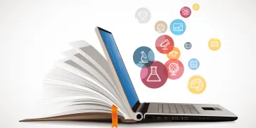 lap top computer made to look like a book 