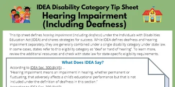 Hearing Impairment Tip Sheet Page 1