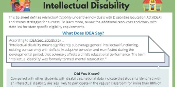 Intellectual Disability Tip Sheet Page 1