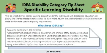   IDEA Disability Category Tip Sheet: Specific Learning Disability