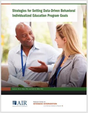 IEP Behavior Guide Cover