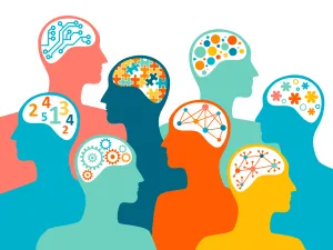 people with different types of brains illustrating unique needs