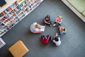 Small group reading from above